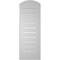 Ekena Millwork Arch Top Surface Mount PVC Gable Vent: Non-Functional, w/2"W x 1-1/2"P Brickmould Frame, 12"W x 32"H GVPAR12X3202SN - alternate 4